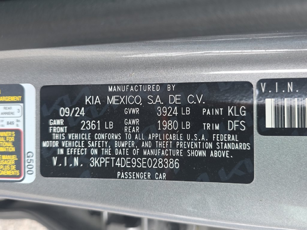Used 2025 Gray Kia LXS image 20