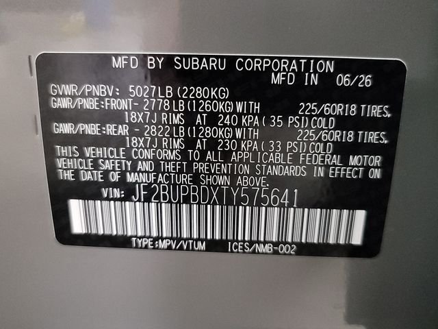 New 2026 RIVER ROCK PEARL Subaru Premium image 36