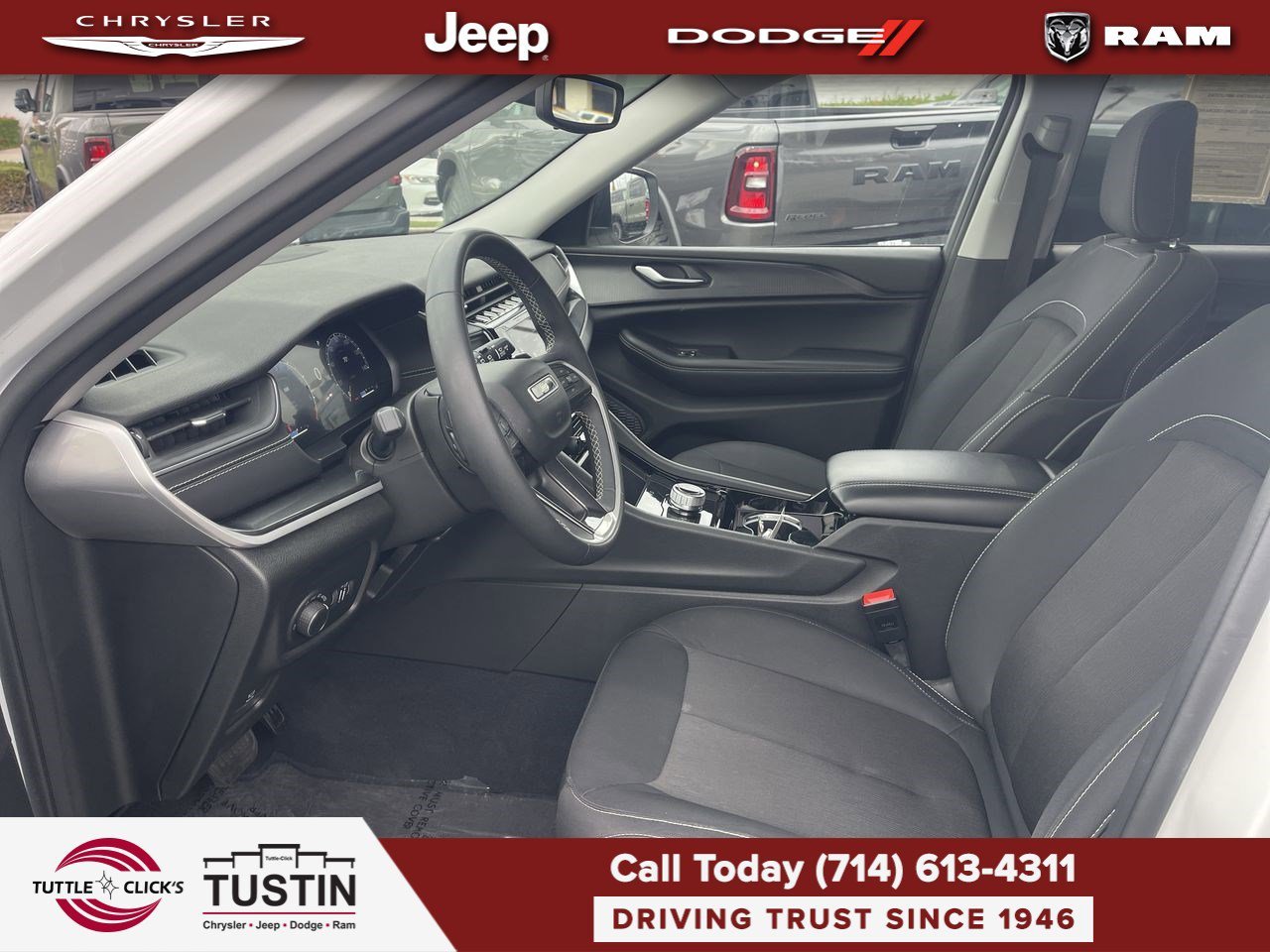 Used 2023 Bright White Clearcoat Jeep Laredo image 17