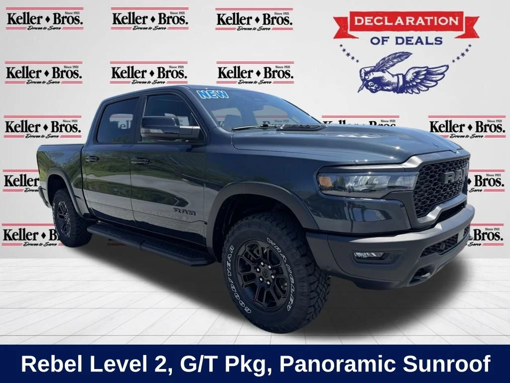 New 2026 Forged Blue Metallic Exterior Paint RAM Rebel image 1
