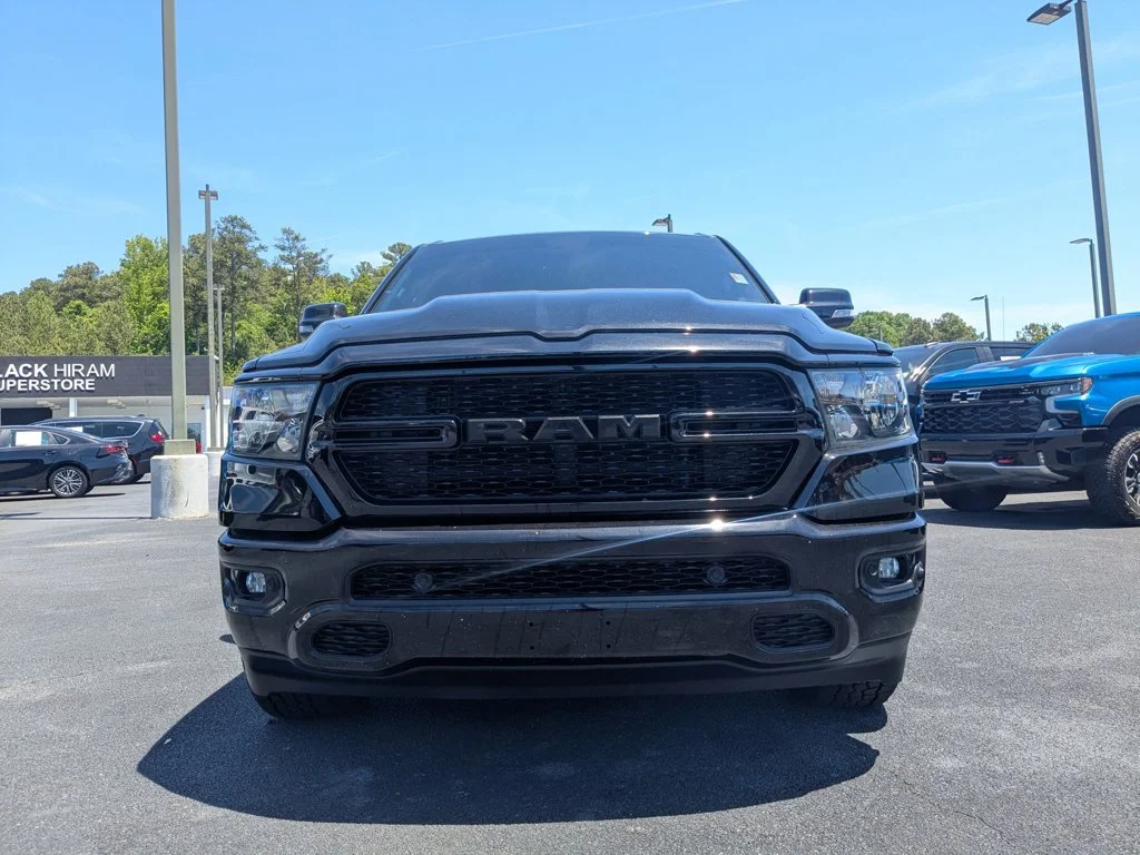 Used 2023 Diamond Black Crystal Pearlcoat Ram Big Horn image 2