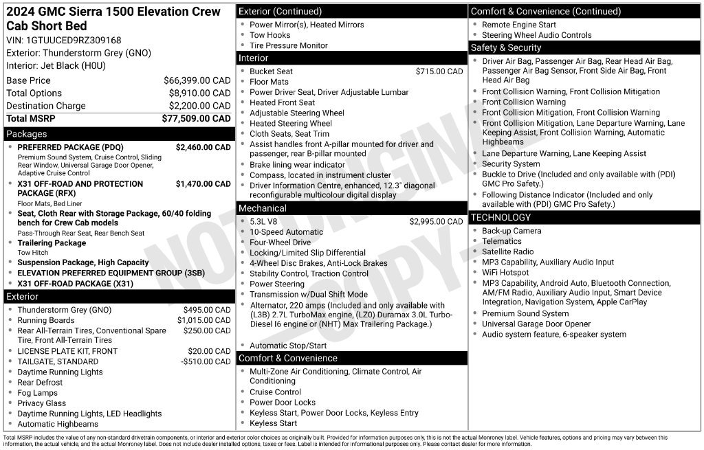Certified Used 2024 Gray GMC Elevation image 24