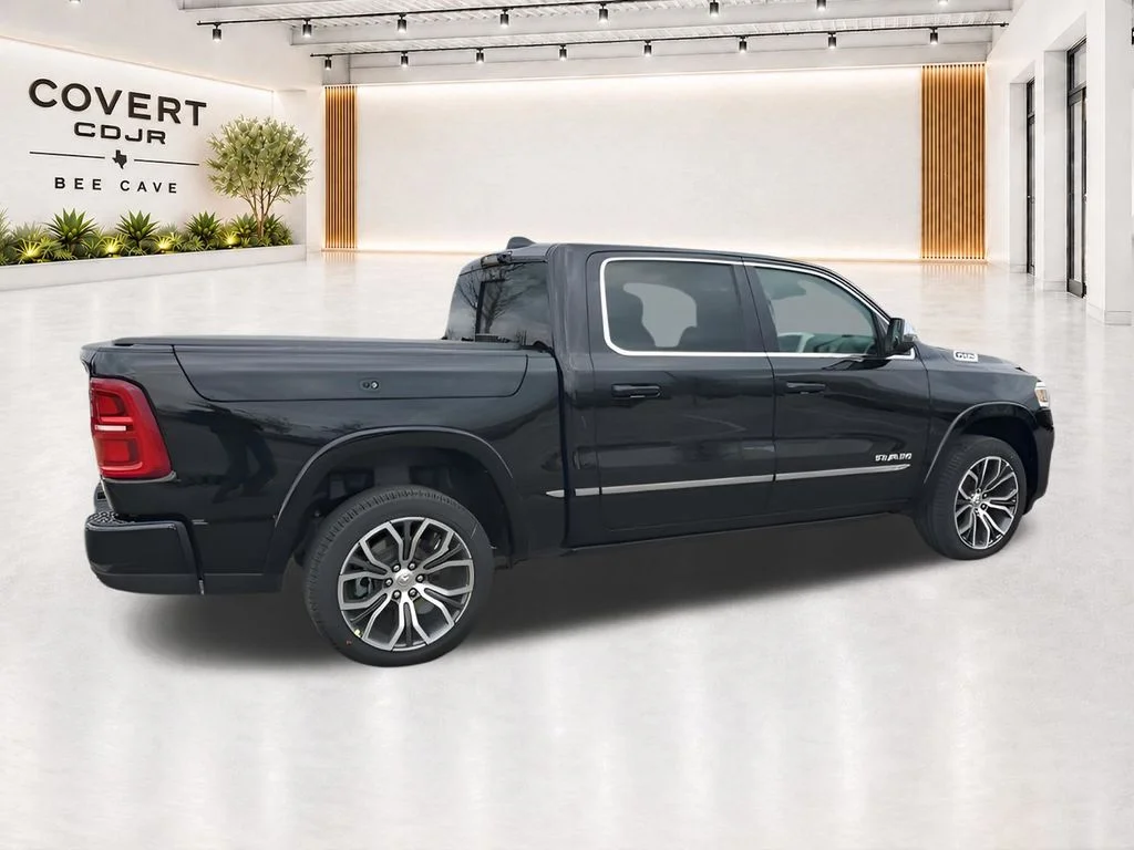 New 2026 Diamond Black Crystal Pearl-Coat Exterior Paint RAM Tungsten image 14