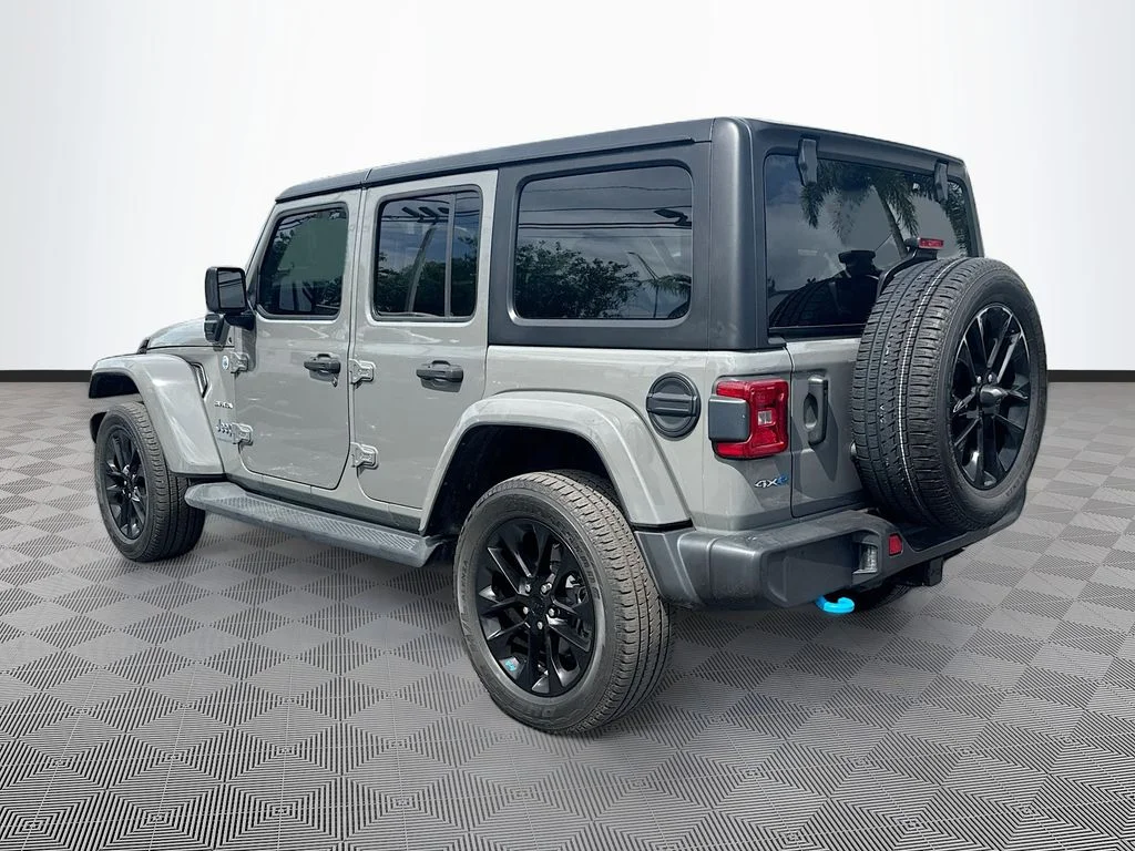 Used 2023 Gray Jeep Sahara 4xe image 8
