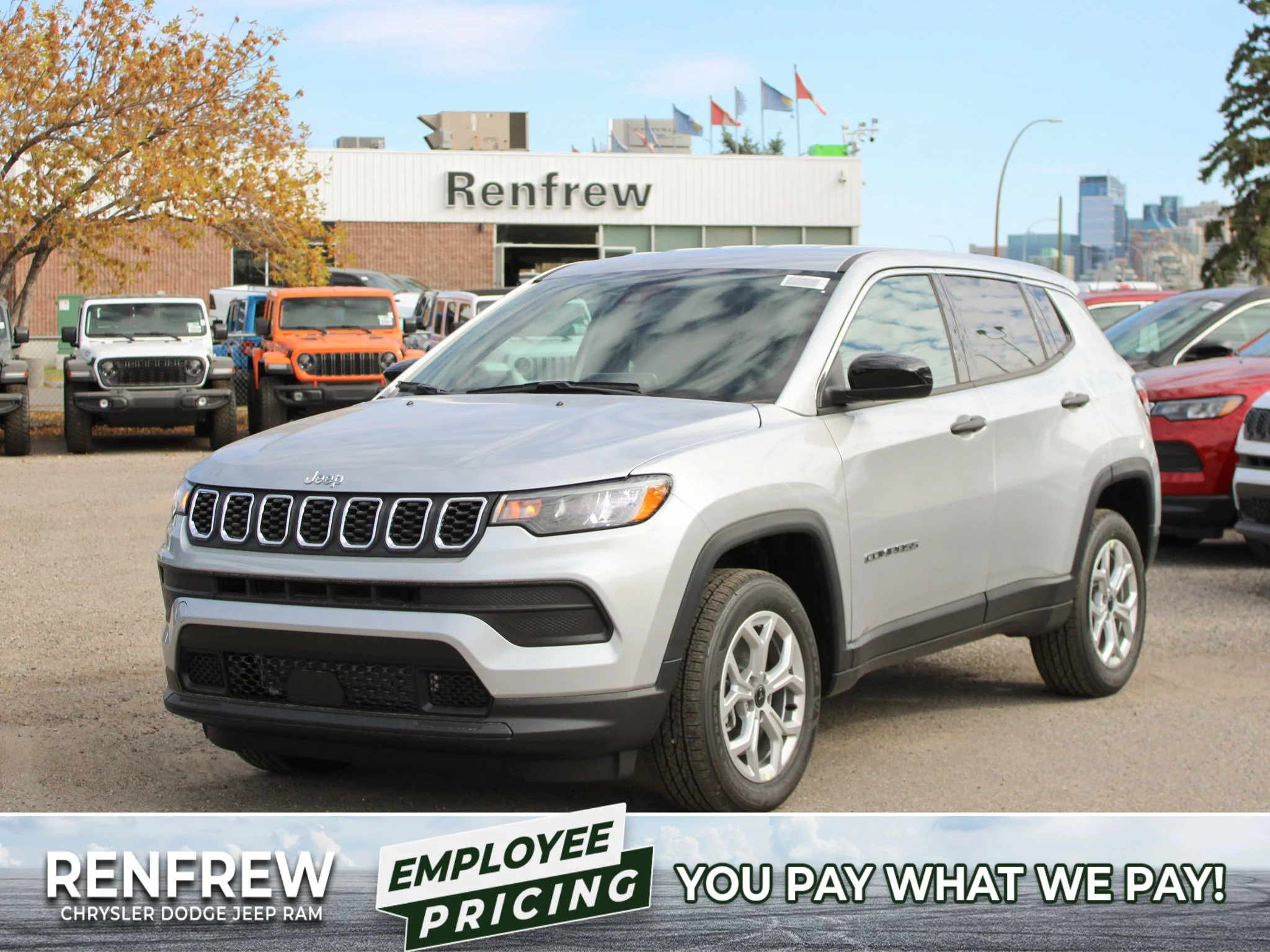 New 2026 Silver Jeep Sport* image 1