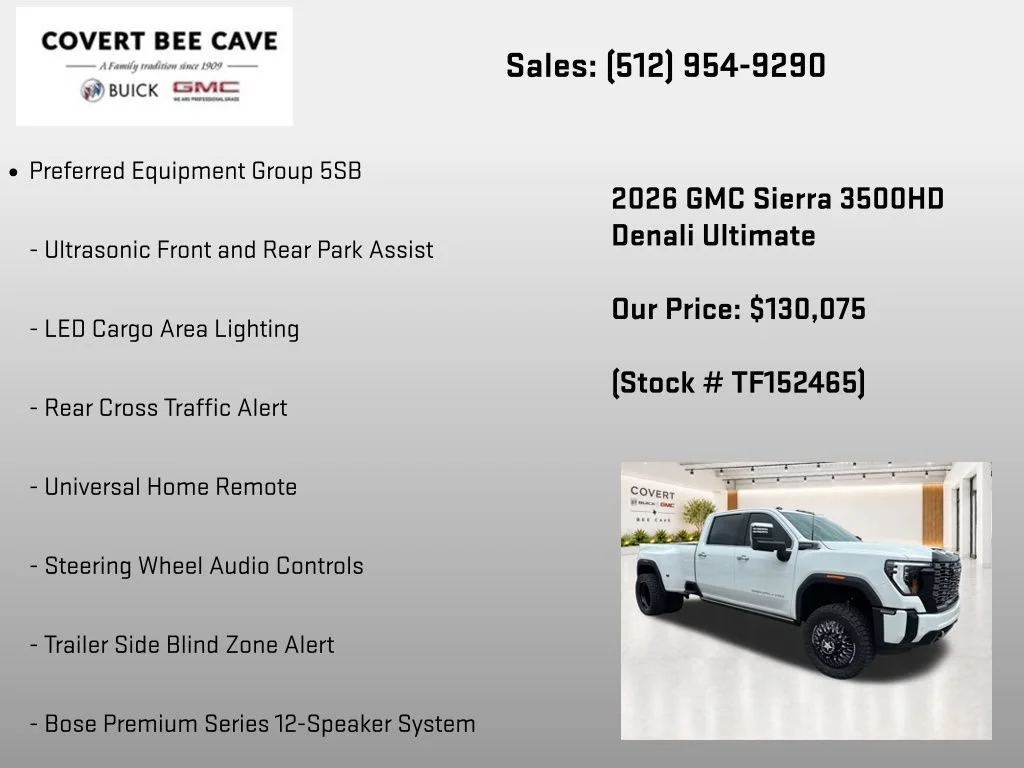 New 2026 Summit White GMC Denali Ultimate DRW image 31