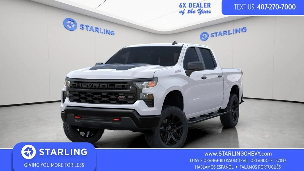 New 2026 Summit White Chevrolet Custom Trail Boss image 1