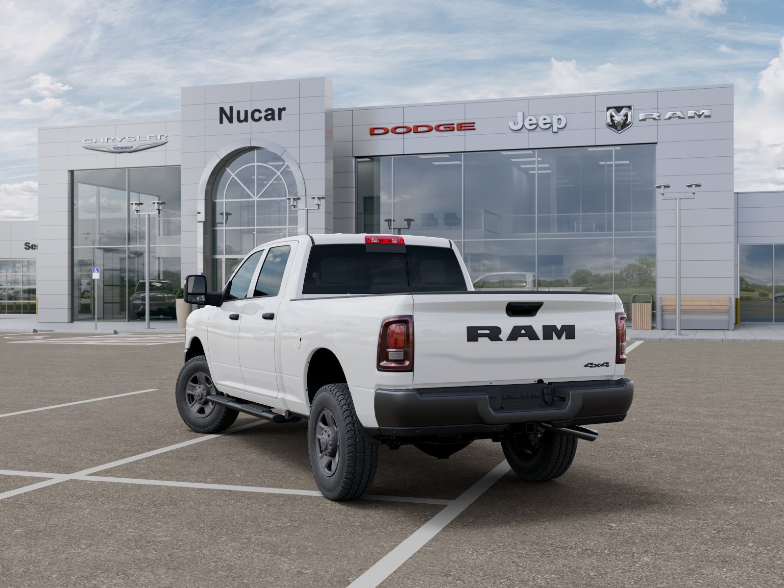 New 2026 Bright White Clear-Coat Exterior Paint RAM Tradesman image 21