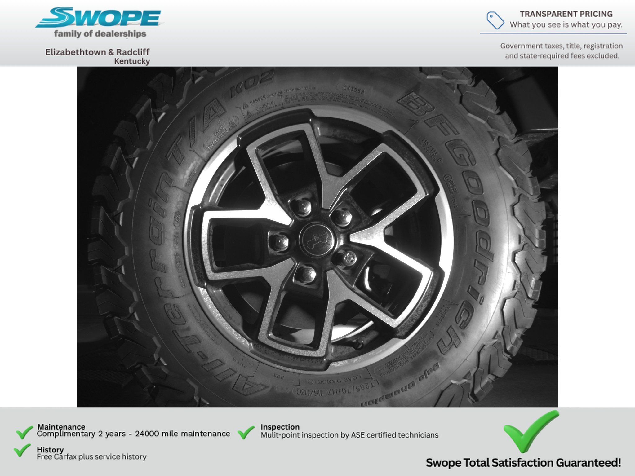 Used 2024 Anvil Clear Coat Jeep Rubicon image 22