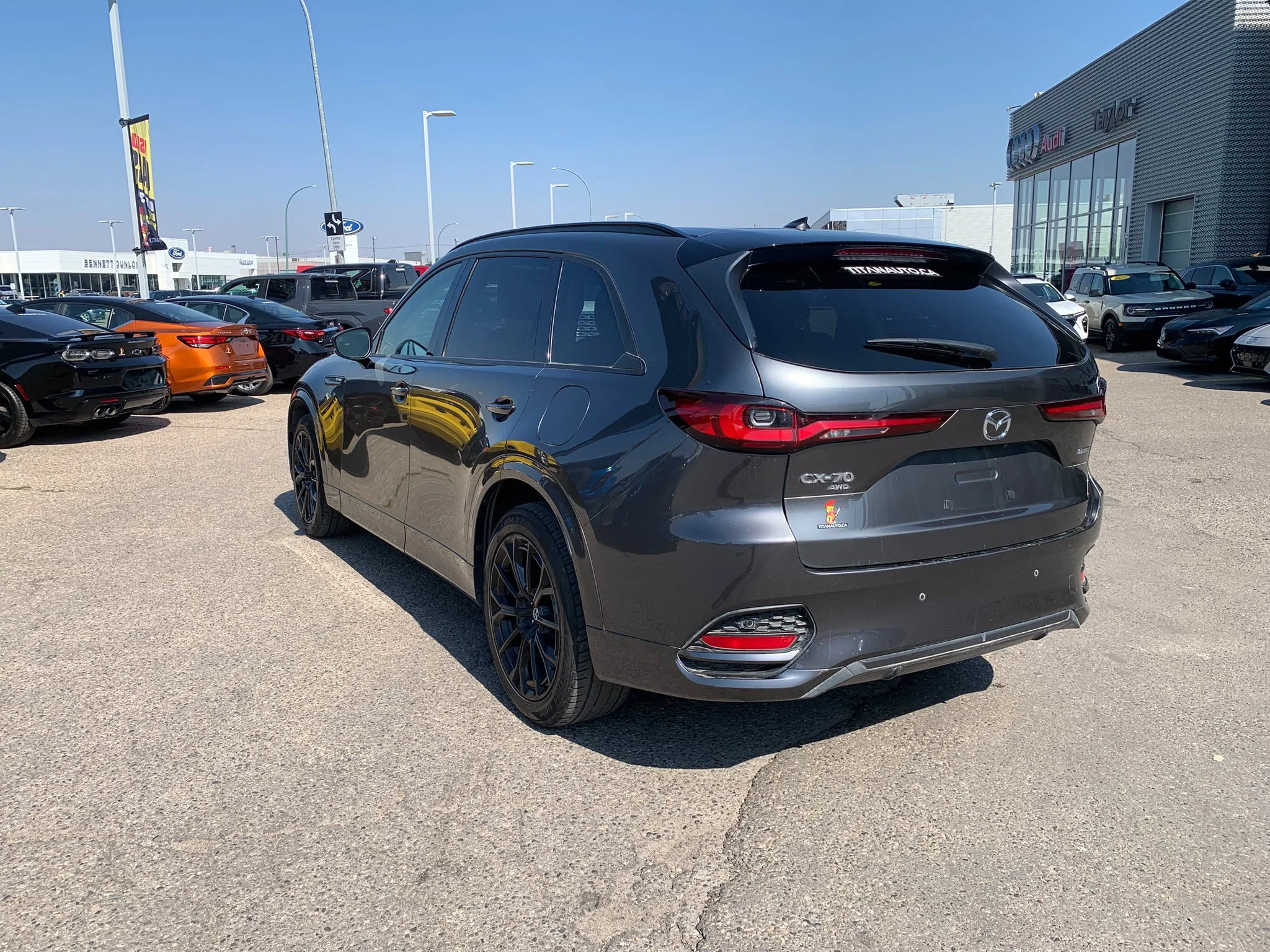 Certified Used 2025 Machine Grey Metallic Mazda GT AWD*Adaptive Cruise | Nav | 360 Cam | Htd Leather | Pano Roof | Htd Wheel | Bose Audio image 12