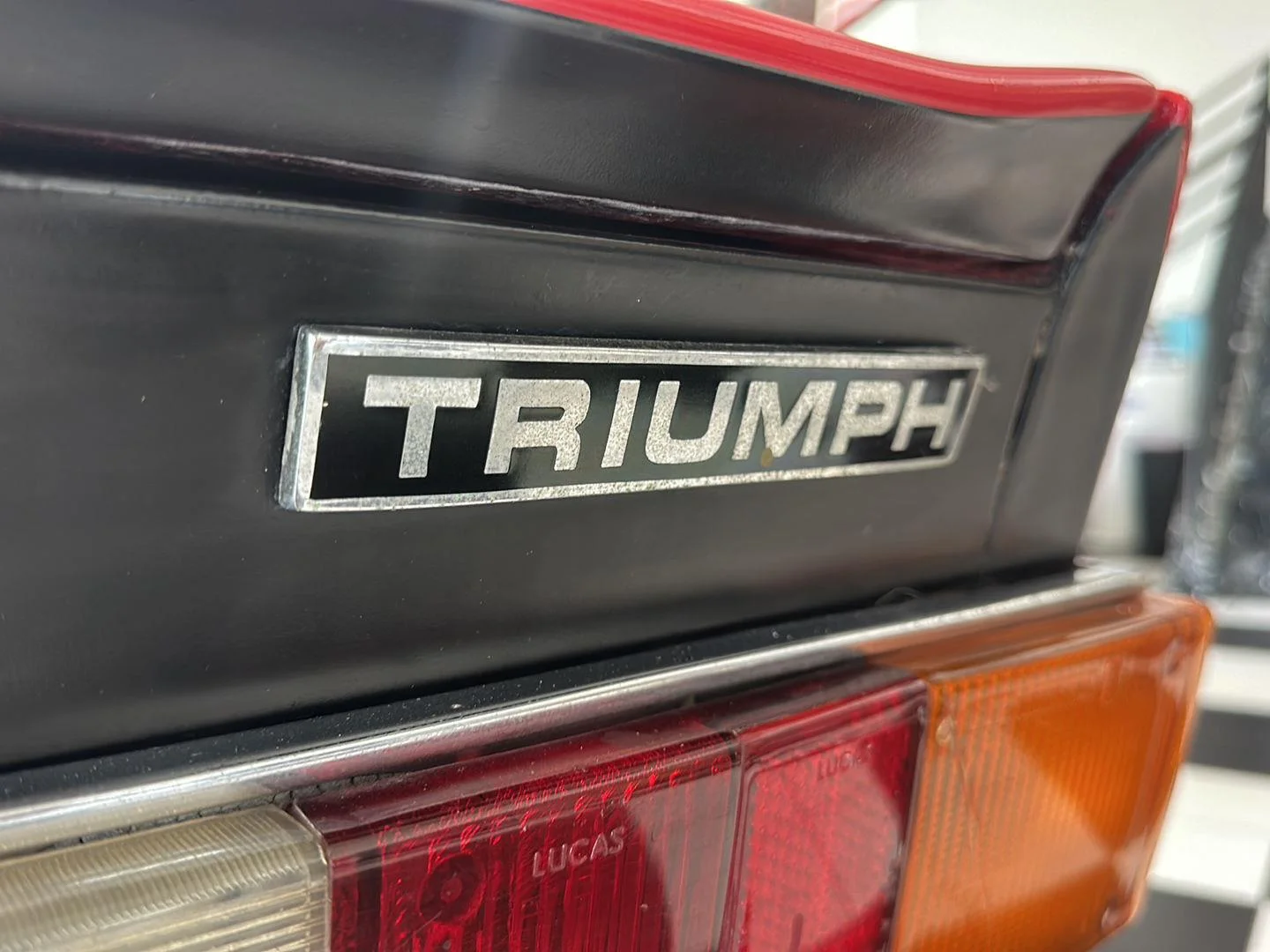 Used 1969 RED TRIUMPH all original image 15