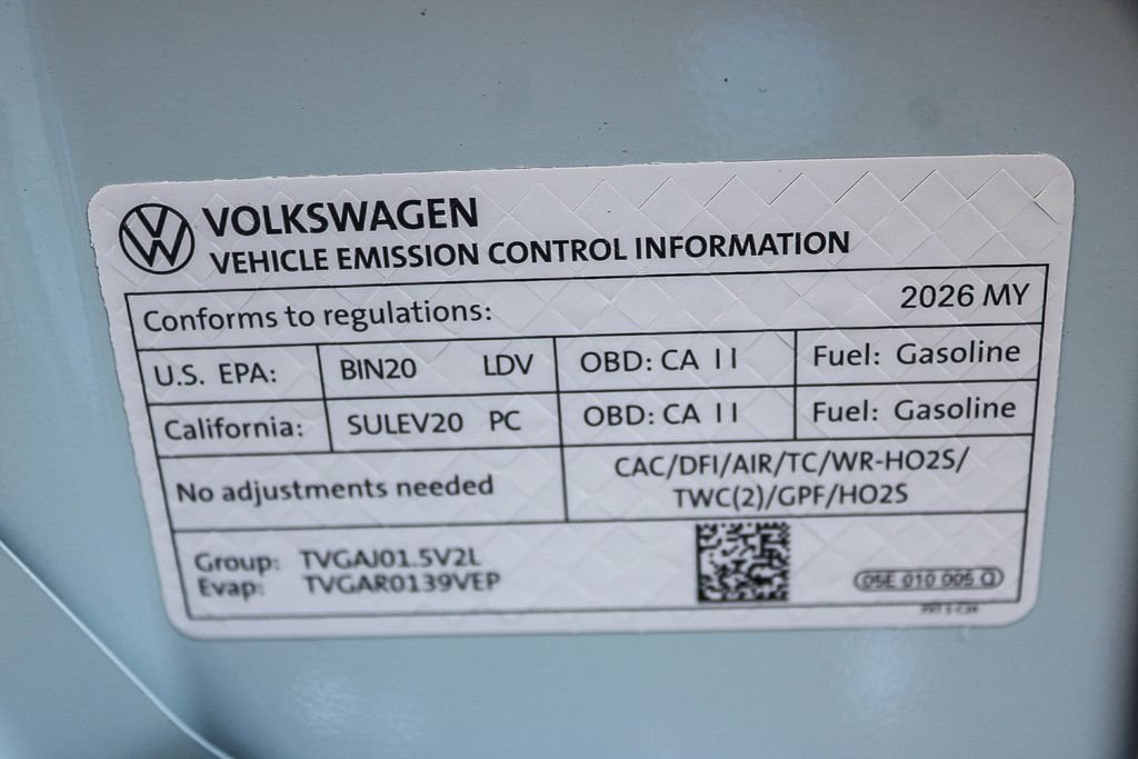New 2026 Gray Volkswagen 1.5T SE image 27
