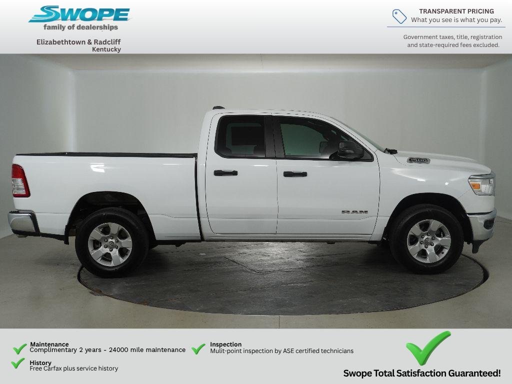 Used 2023 Bright White Clearcoat Ram Big Horn image 2