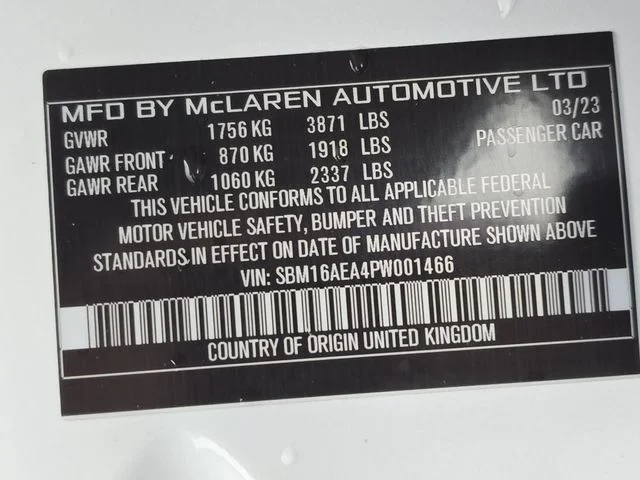Used 2023  McLaren TechLux image 28