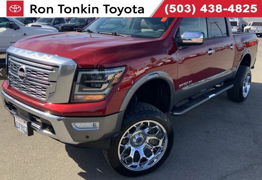 Used 2023 Cardinal Red Metallic Nissan Platinum Reserve image 1