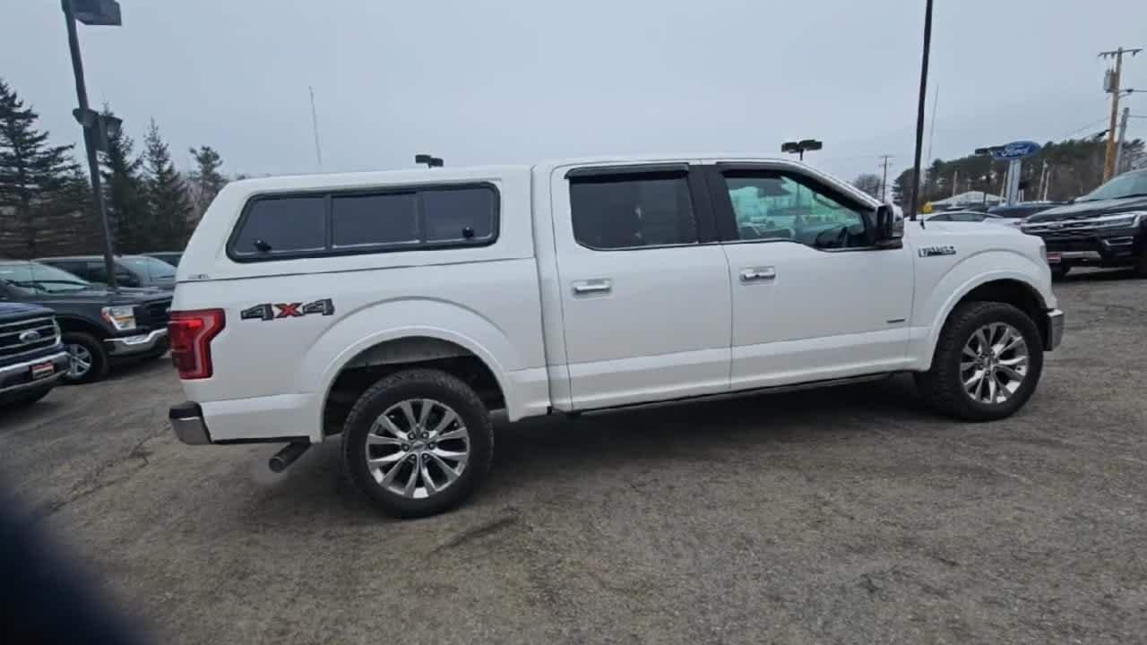 Used 2017 White Platinum Tri-Coat Metallic Ford Lariat image 10