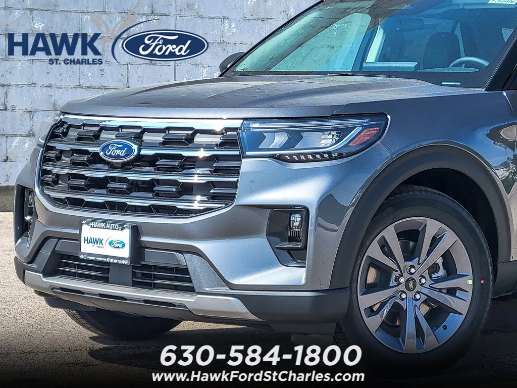 New 2026 Carbonized Gray Metallic Ford Active image 1