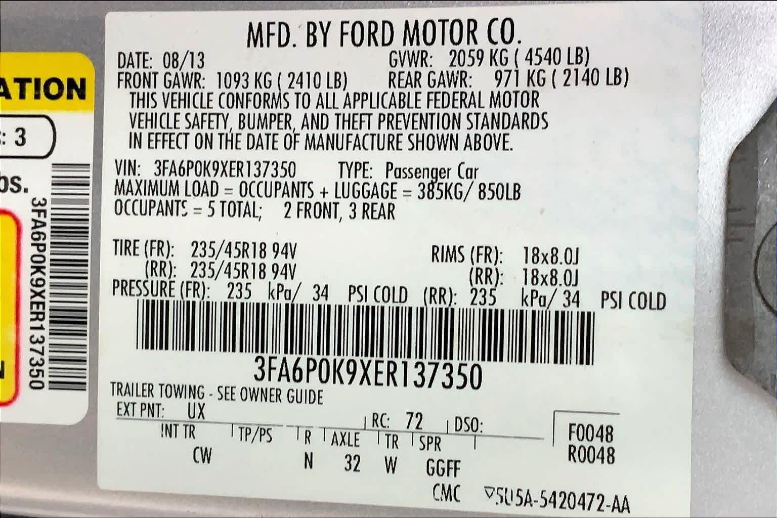 Used 2014 Ingot Silver Metallic Ford Titanium image 34