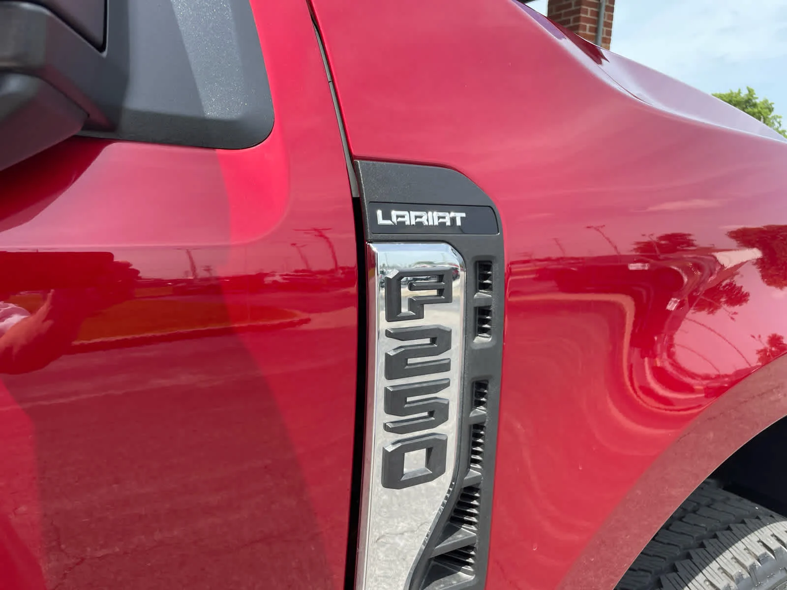 New 2026 Ruby Red Metallic Tinted Clearcoat Ford F-250® Lariat® image 8