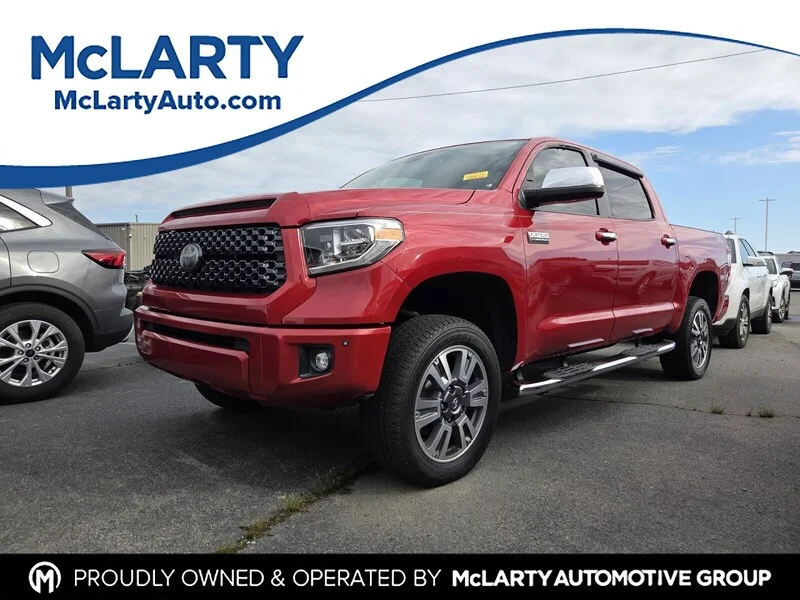 Used 2020 Barcelona Red Metallic TOYOTA PLATINUM image 1