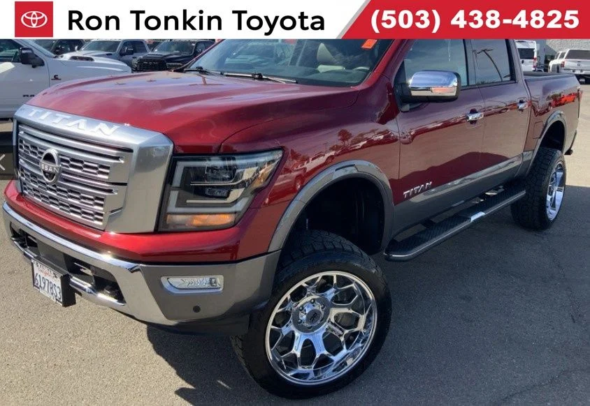 Used 2023 Cardinal Red Metallic Nissan Platinum Reserve image 1