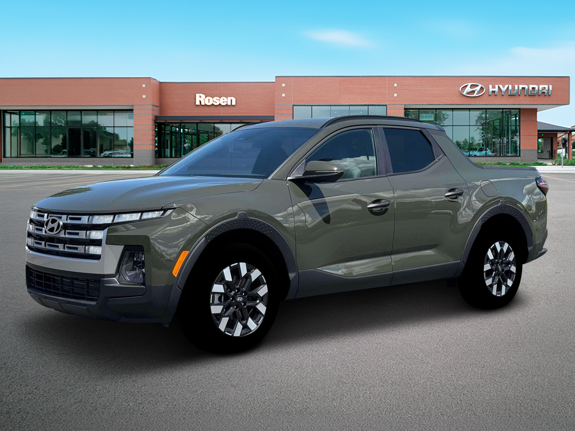 New 2026 Green Hyundai SEL AWD image 2