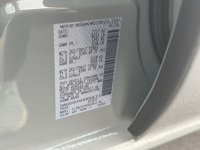 New 2026 Boulder Gray Pearl Nissan Crew Cab PRO-4X® image 27