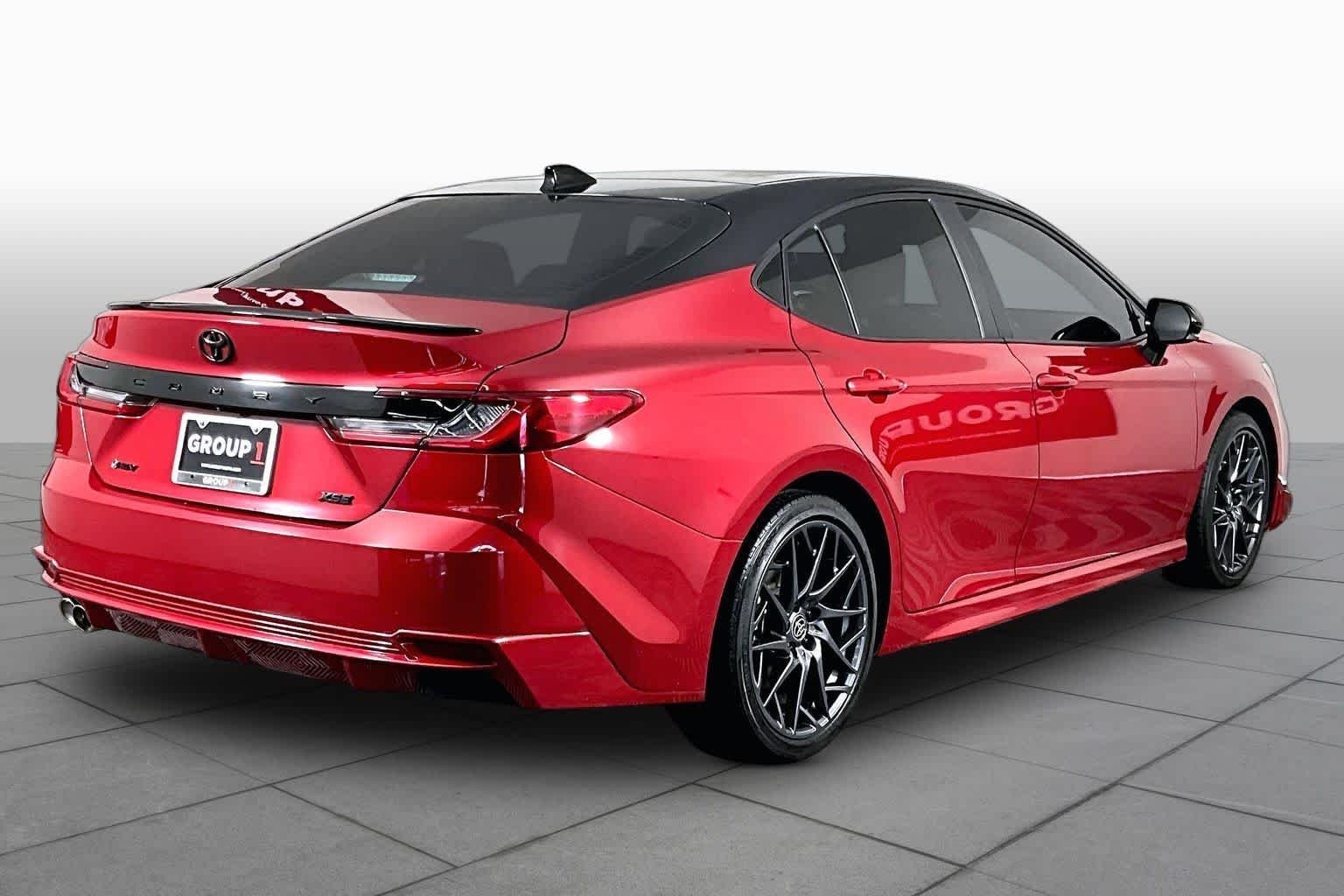 Used 2025 Supersonic Red/Midnight Black Metallic Toyota XSE image 13