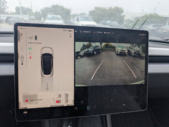 Used 2025 Pearl White Multi-Coat Tesla Long Range image 19