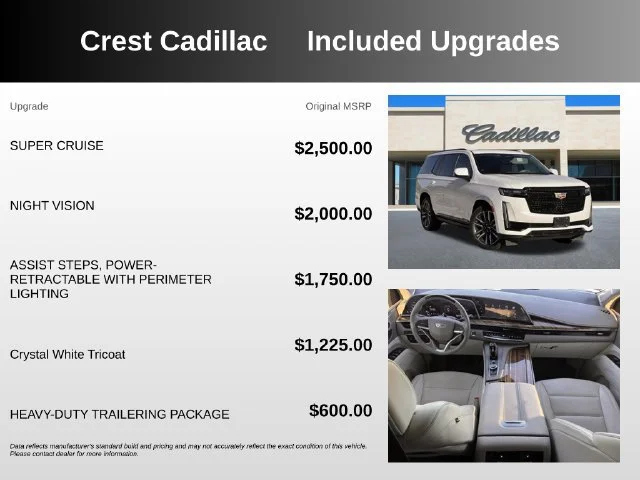 Used 2021 Crystal White Tricoat CADILLAC Sport Platinum image 4