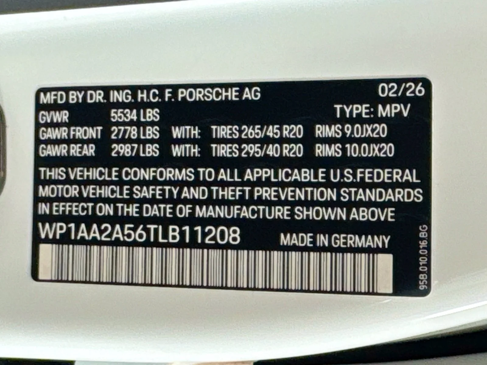 Used 2026 White Porsche  image 26