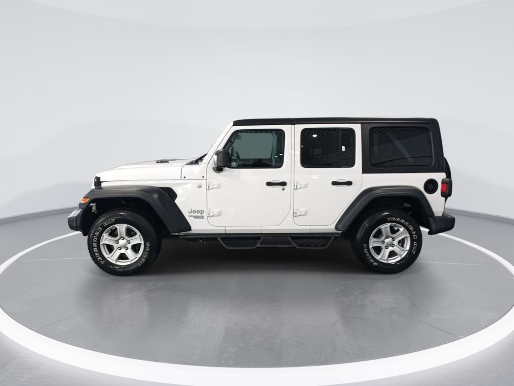 Used 2020 White Jeep Unlimited Sport S image 5