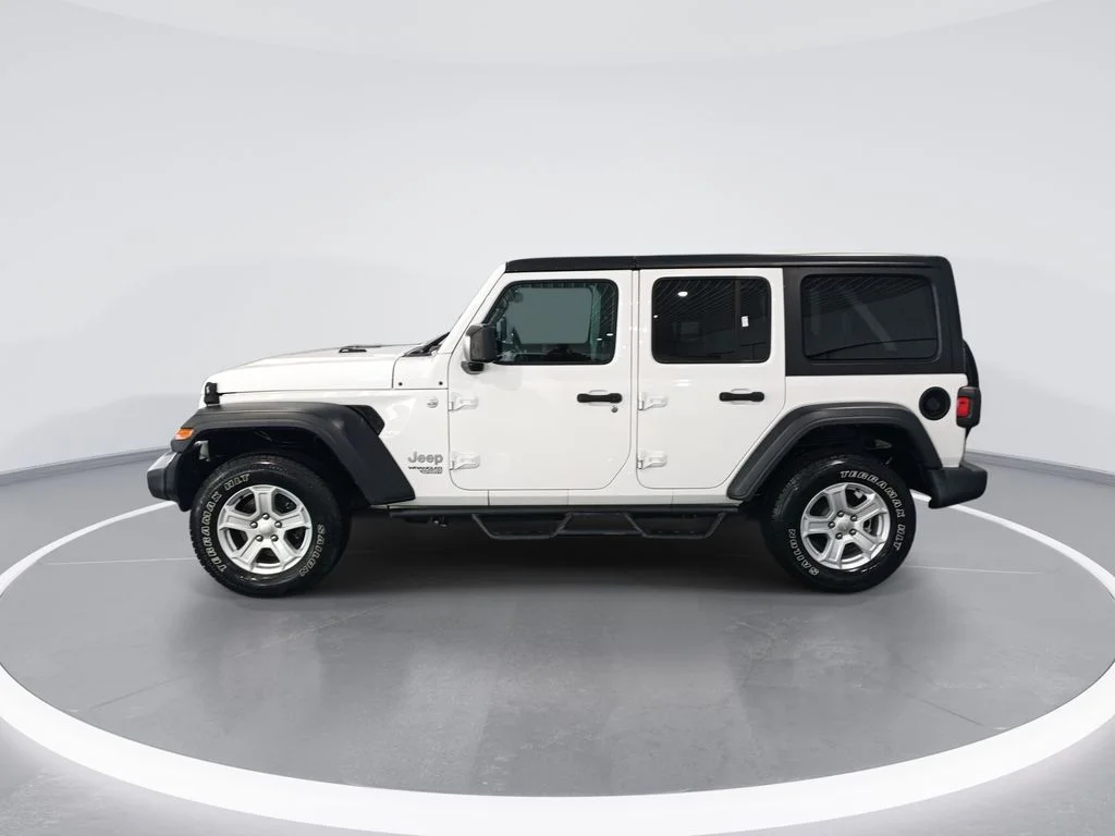 Used 2020 White Jeep Unlimited Sport S image 5