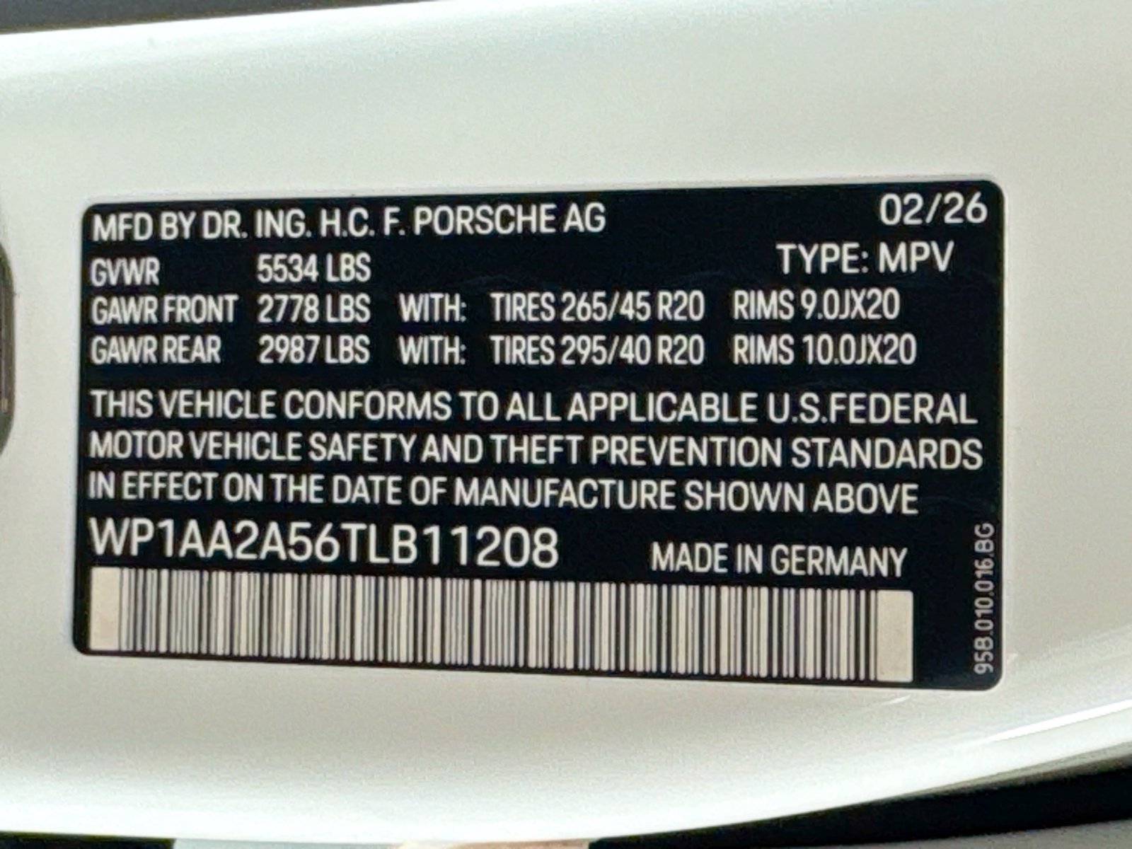 Used 2026 White Porsche  image 26