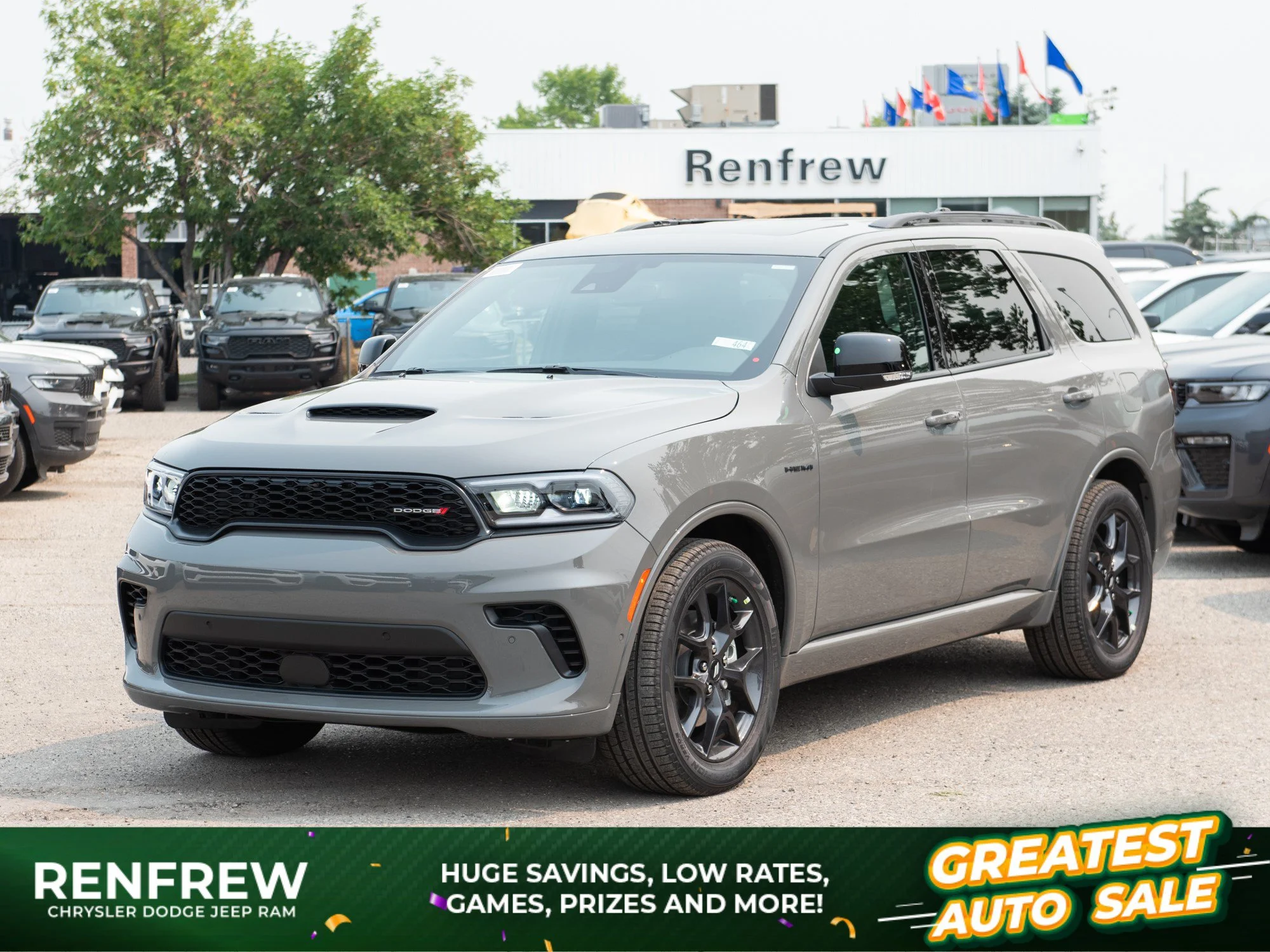 New 2026 Grey Dodge GT Plus HEMI V8 AWD*, Sunroof, Remote Start, Heated/Ventilated Leather image 1