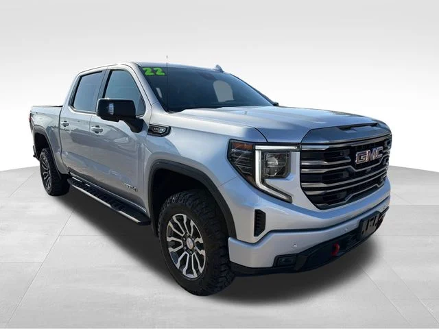 Used 2022 Silver GMC AT4 image 1