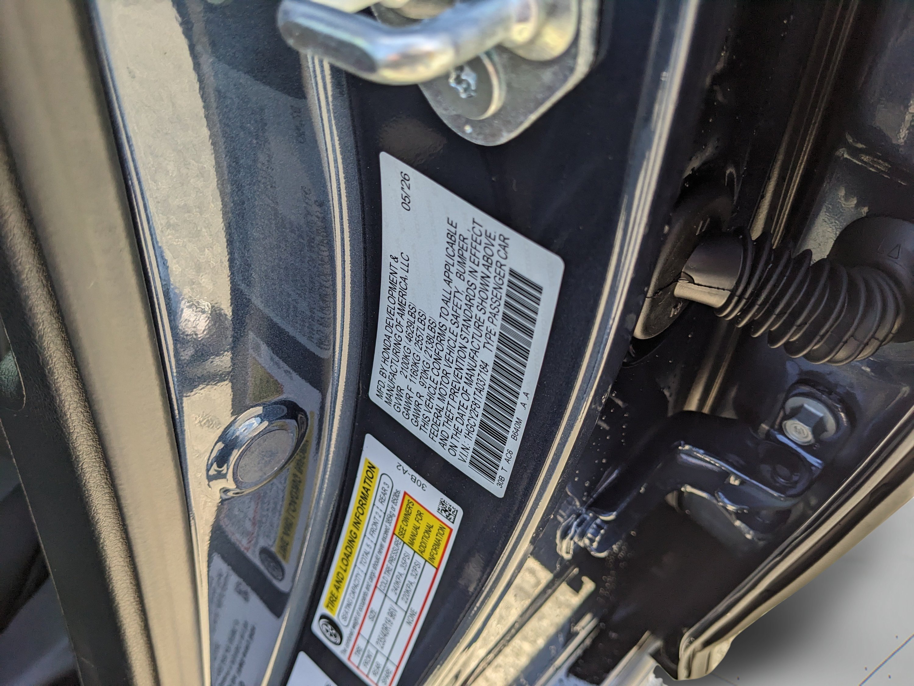 New 2026 Canyon River Blue Metallic Honda Touring image 40