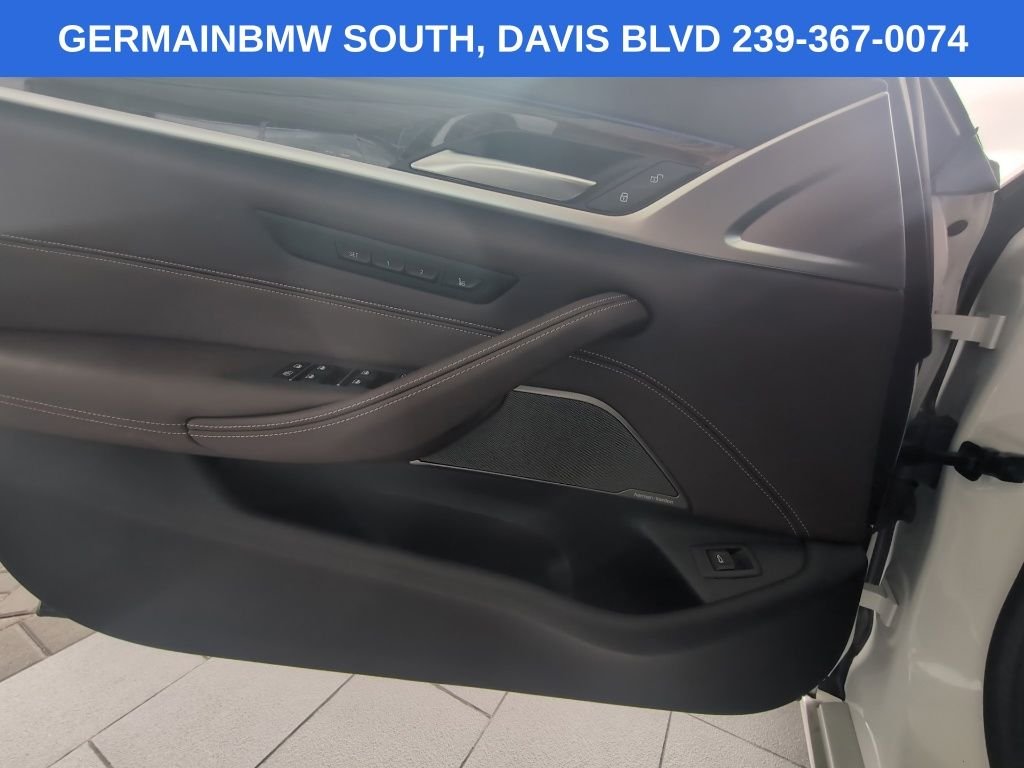 Certified Used 2023 Mineral White Metallic BMW 540i xDrive image 15