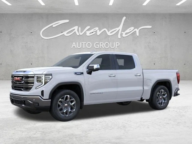 New 2026 Glacier White Tricoat GMC SLT image 2