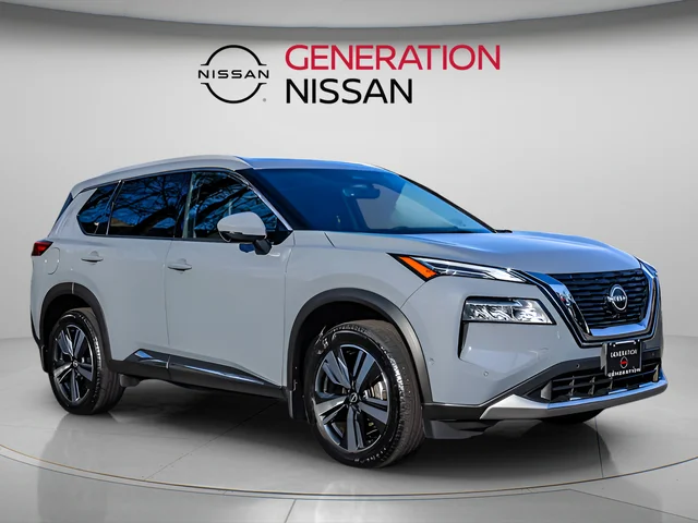 Certified Used 2023 Gray Nissan Platinum image 1
