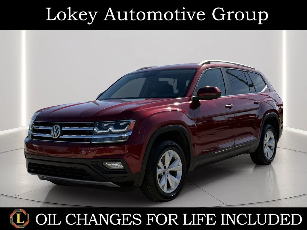 Used 2019 Red Volkswagen 3.6L V6 SE image 1