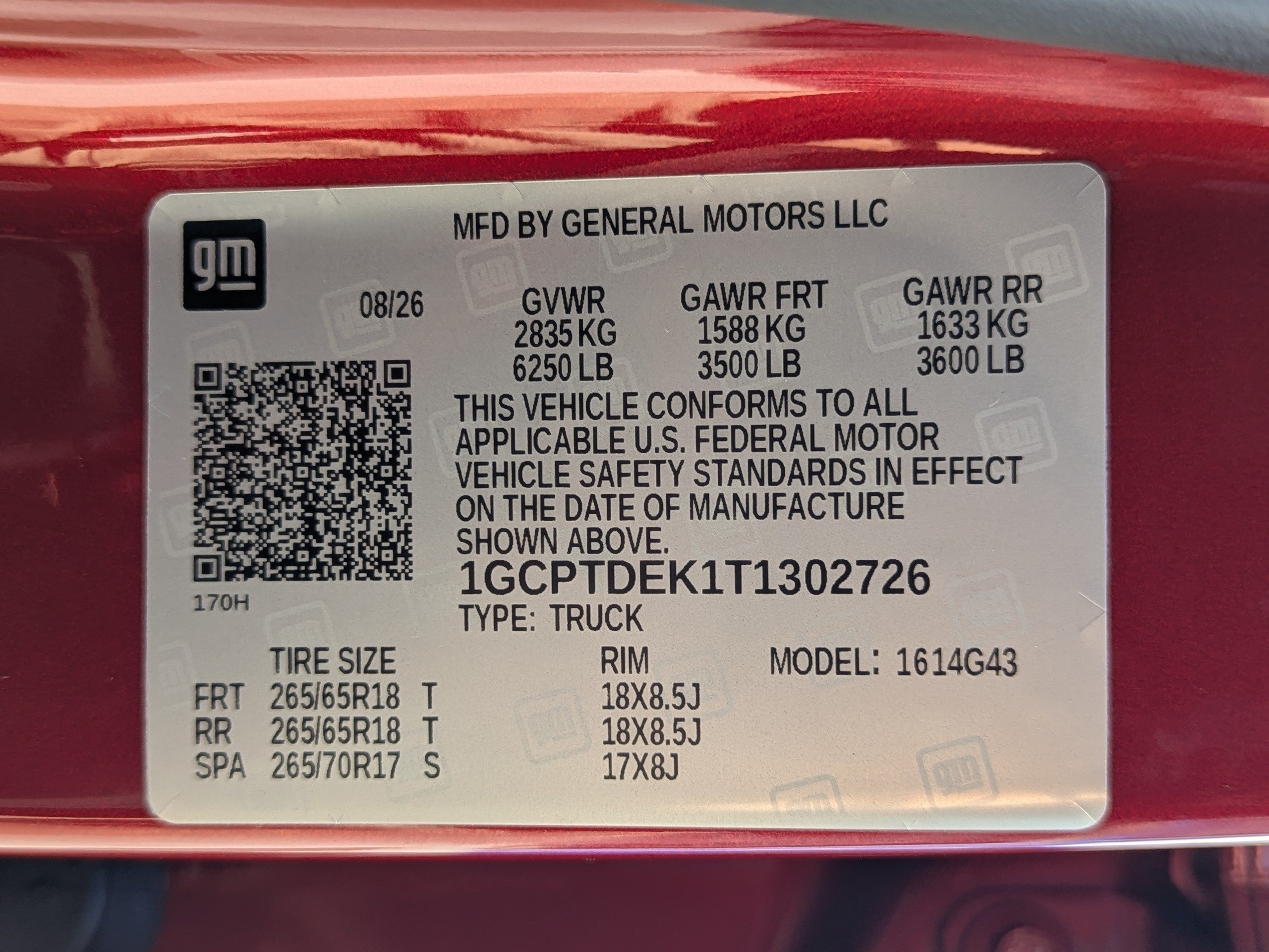 New 2026 Radiant Red Tintcoat Chevrolet Z71 image 53