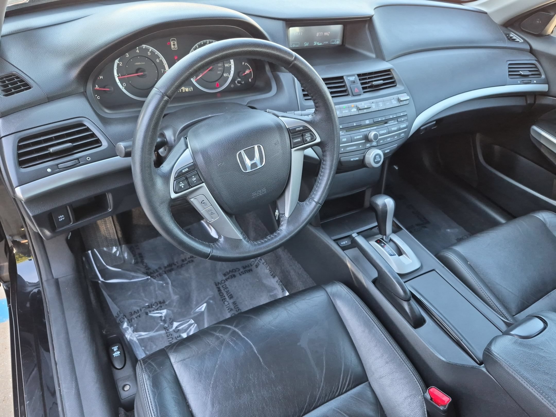 Used 2010 Crystal Black Pearl Honda EX-L Sedan image 10