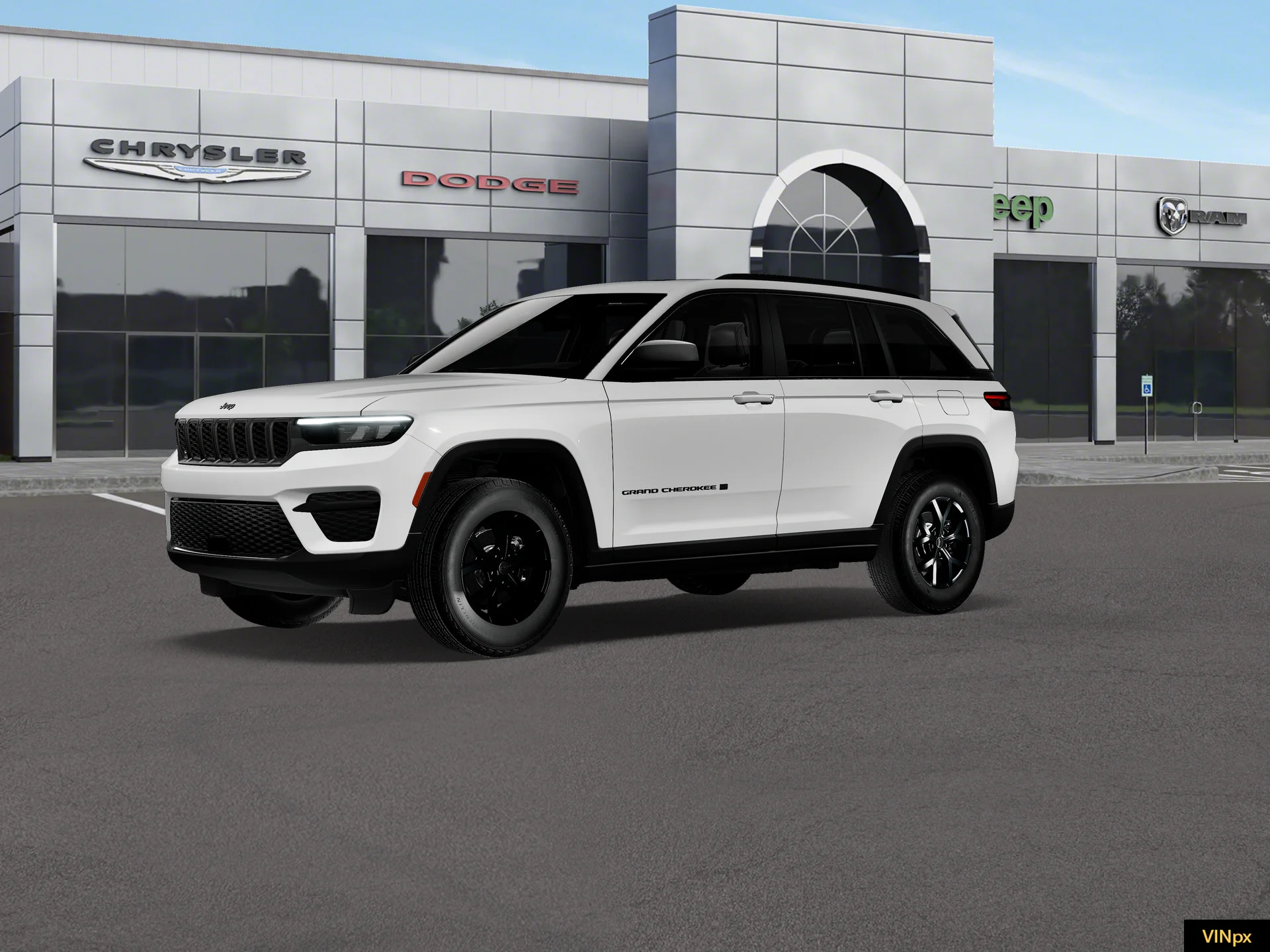 New 2027 Bright White Clearcoat Jeep Laredo X image 1