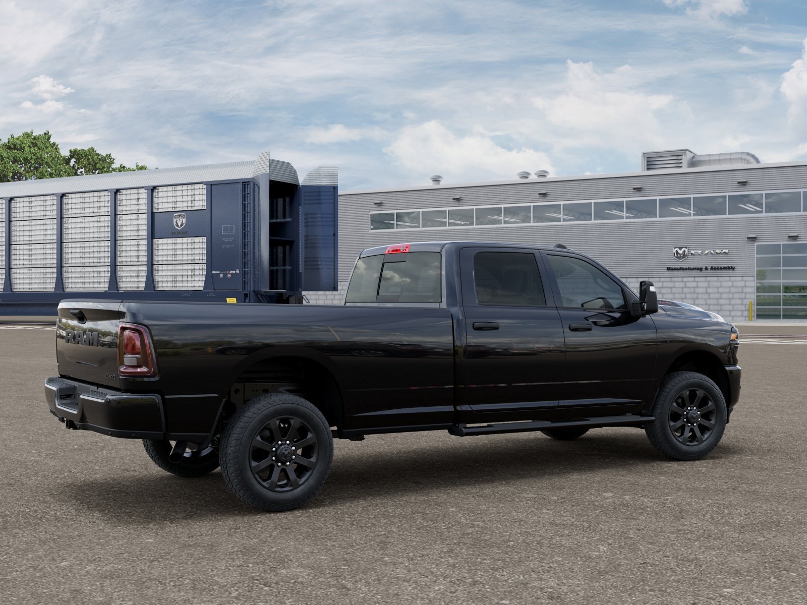 New 2026 Diamond Black Crystal Pearlcoat RAM Black Express image 2