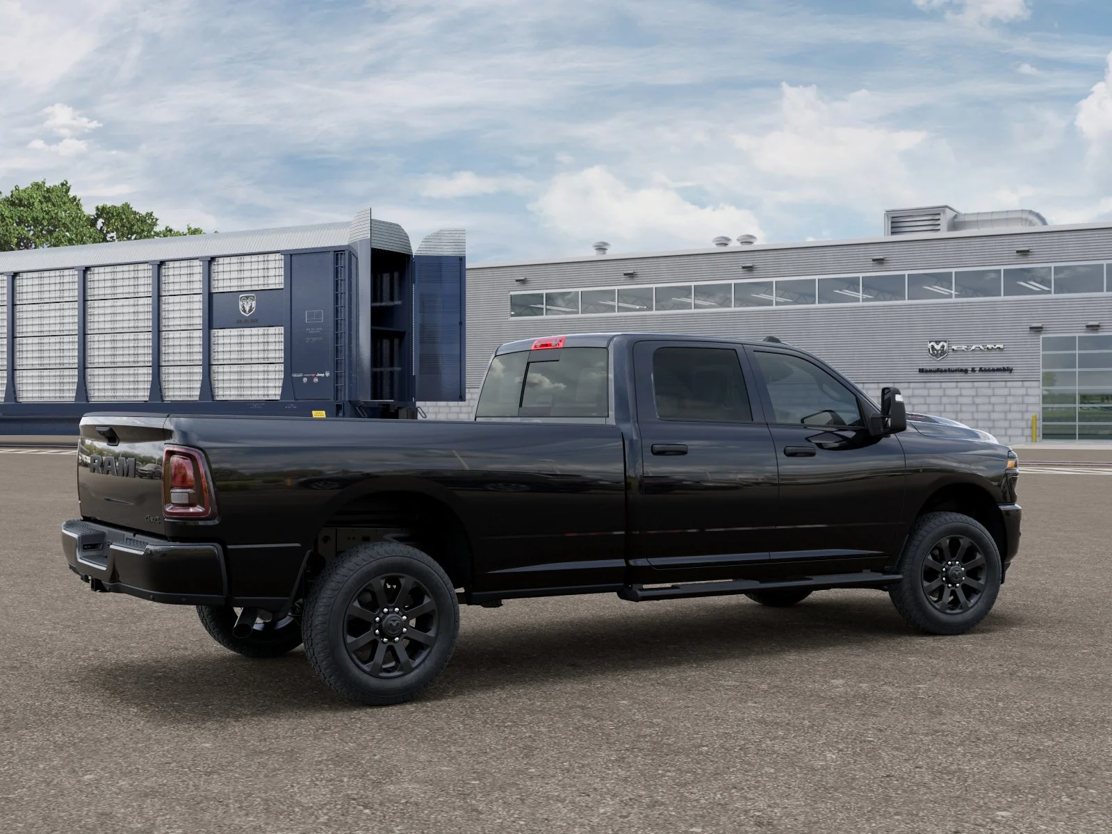 New 2026 Diamond Black Crystal Pearlcoat RAM Black Express image 2