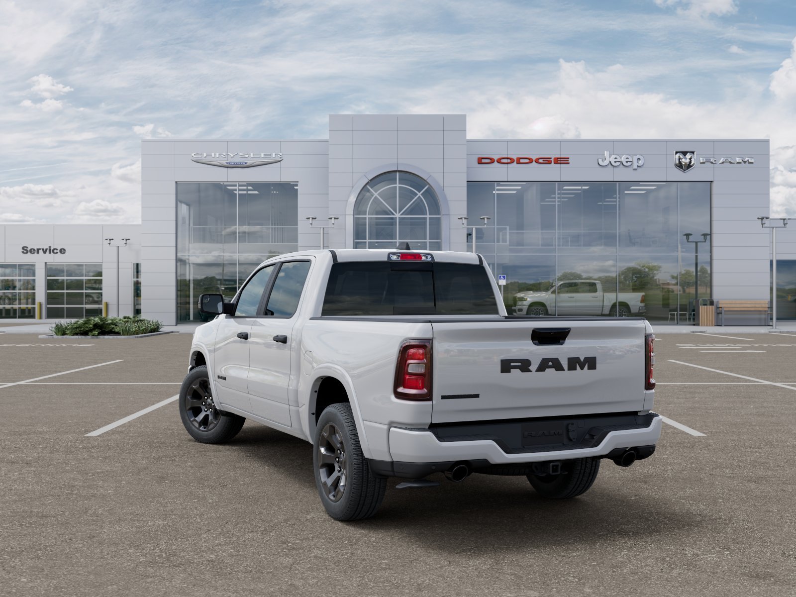 New 2026 Bright White Clear-Coat Exterior Paint RAM Big Horn/Lone Star image 33