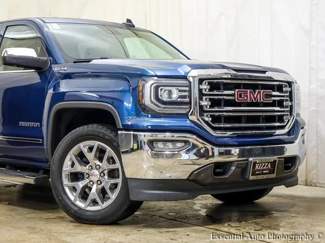Certified Used 2018 STONE BLUE METALLIC GMC SLT image 6