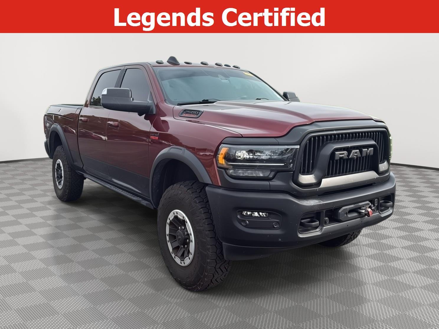 Used 2022 Delmonico Red Pearlcoat Ram Power Wagon image 1