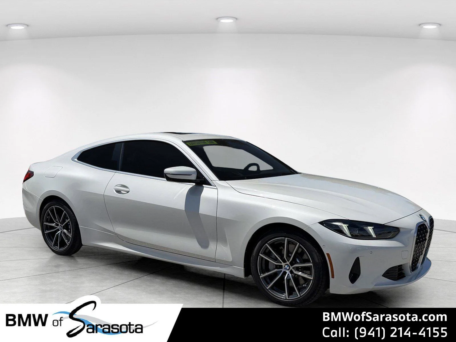 New 2026 Mineral White Metallic BMW 430i image 1